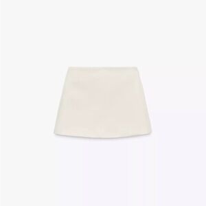 Zara Cream Mini Skort